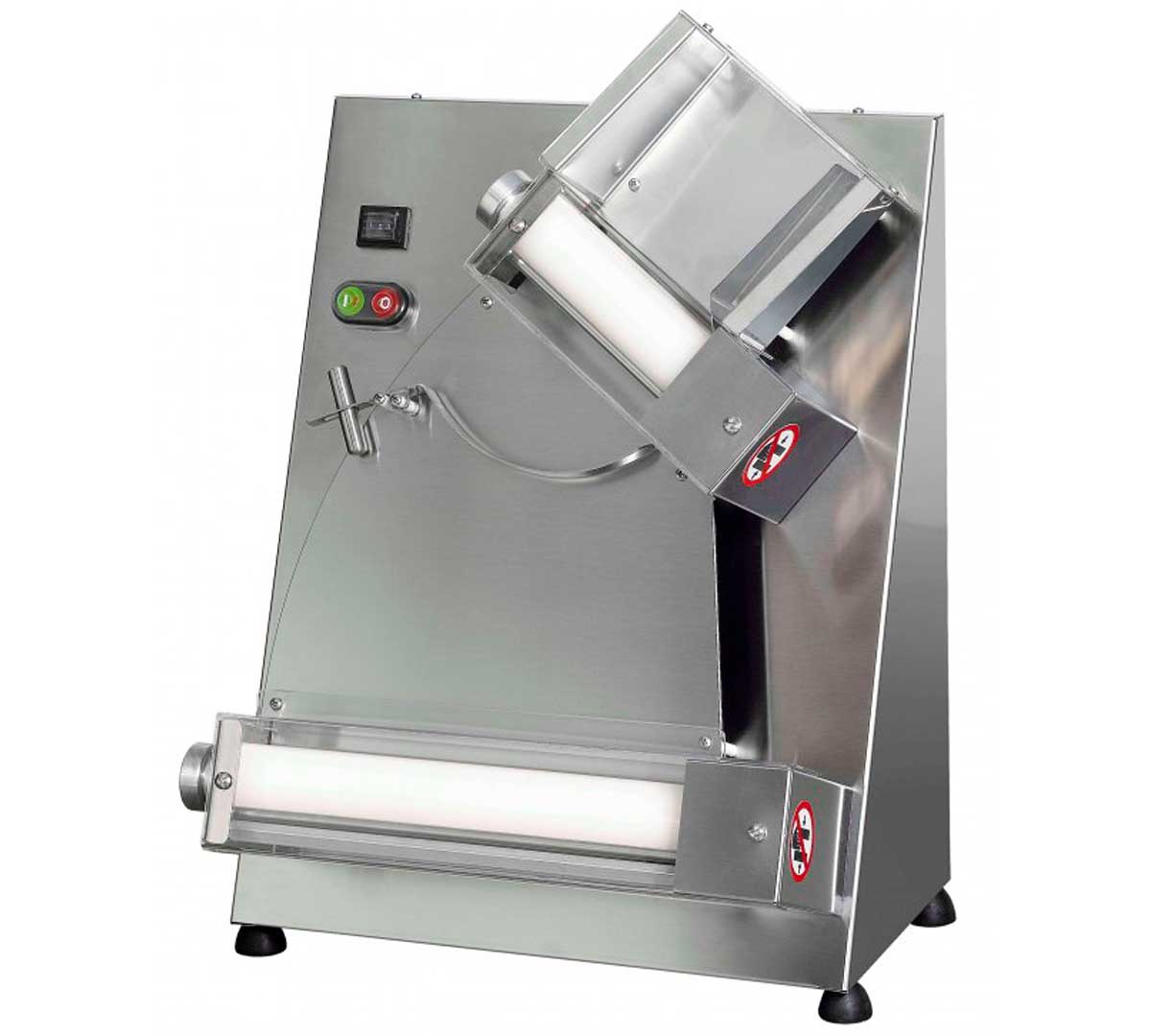 Laminadora Comercial de Masa Tianyin – Rodillo Automático de Acero Inoxidable para Pizza y Pan | 110V–380V | Certificado CE