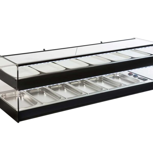 Vitrina Refrigerada de Doble Altura – Iluminación Triple LED